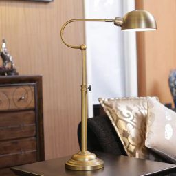 kapoor lampshades Francis Brown Study Lamp With Brass Base-picture-25