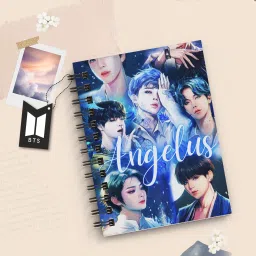 BTS Boys Printed Diary for Office use New Collection of BTS 2022 A5 Diary Unruled 160 Pages-picture-24