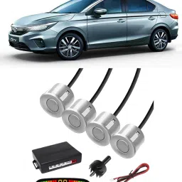 PKNA1431 White Car Reverse Parking Sensor with LED Display 4 Sensor PKNA1431 Parking Sensor-picture-12