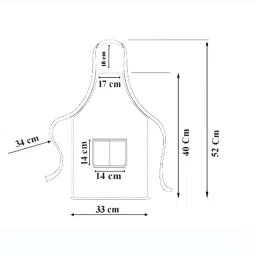 xy decor Polyester Home Use Apron - Small image 3