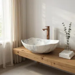 Table Top Premium Designer Ceramic Wash Basin(M49)(Matt) (22*15*5)(M49)(Matt) Table Top Basin-image-29