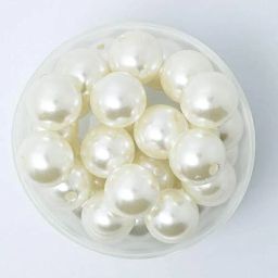 Pearls Beads for Craft Jewellery Embroidery Making Round Shape 100 Pieces, 12MM-image-95