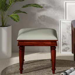 mudramark from pepperfry Ridhaan Sheesham Wood Seating Stool In Scratch Resistant Honey Oak Finish-picture-42