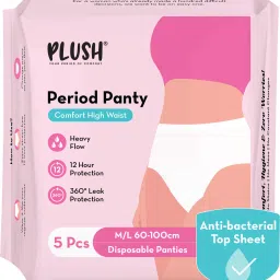 Comfort High Waist Disposable Period Panty, Rash Free M/L Size Sanitary Pad-picture-22