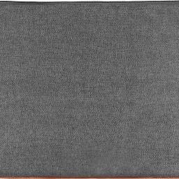 Laptop Sleeve Case | 15.6 | Zipper Closure | Water Repellent PVC | Grey & Tan Laptop Sleeve/Cover-image-1