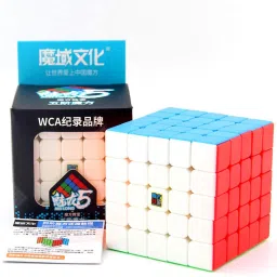 cube Moyu MoFang JiaoShi Meilong stickerless Speed Cube MFJS MEILONG 5x5x5 Puzzle Toys (1 Pieces)-2