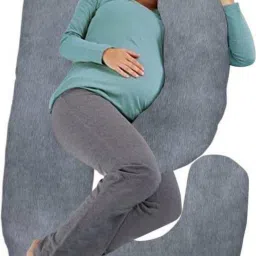 PREGNANCY/MATERNITY PILLOW Microfibre Solid Pregnancy Pillow Pack of 1-image-36