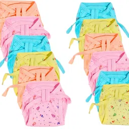 100% Cotton Reusable Baby Nappy for Newborns (0-6 Months, Unisex)-image-12