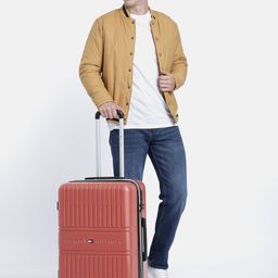 Tommy Hilfiger Stanford Hard Luggage Medium Trolley Suitcase-28