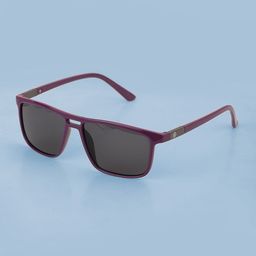 Carlton London Unisex Black Lens & Purple Rectangle Sunglasses with UV Protected Lens-image-9
