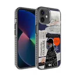DailyObjects Blue & Grey Hustle When They Rest iPhone 12 Back Case-38