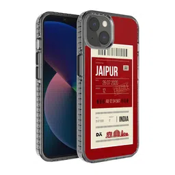 DailyObjects Maroon & Cream Printed iPhone 13 Phone Case-46