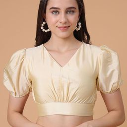 Frolic Rolic V Neck Puff Sleeves Blouse-picture-24