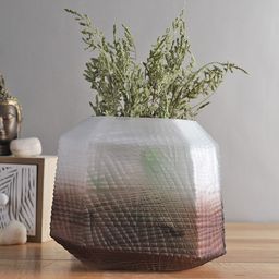 TAYHAA Burgundy & White Textured Bud Vases-image-67