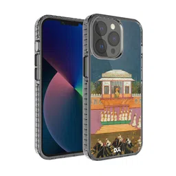 DailyObjects Blue & Orange Royal Parade iPhone 13 Pro Max Back Case-28