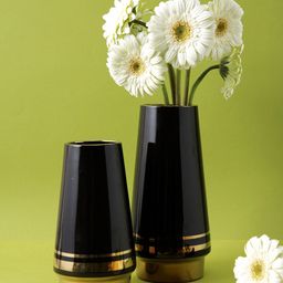 TAYHAA Black & Gold Toned 2 Pieces Ceramic Flower Vases-image-47