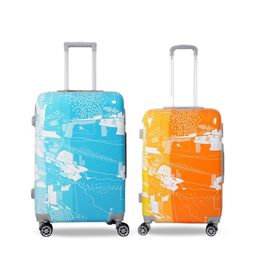 Polo Class Set Of 2 Printed Hard Sided Trolley Suitcase-30