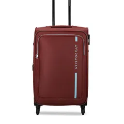 Aristocrat Red Solid Soft-Sided Large Trolley Bag-14