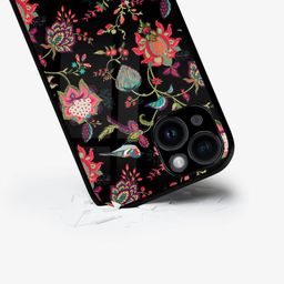 macmerise Floral Printed iPhone 15 Plus Back Case Mobile Accessories-22
