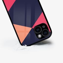 macmerise Geometric Printed iPhone 15 Plus Back Case Mobile Accessories-8