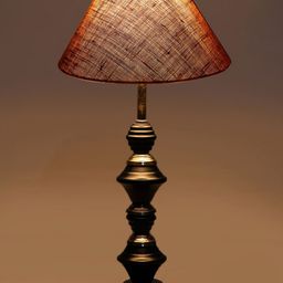 Devansh Beige Textured Table Lamps-3