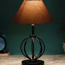 Devansh Grey Solid Table Lamp-25