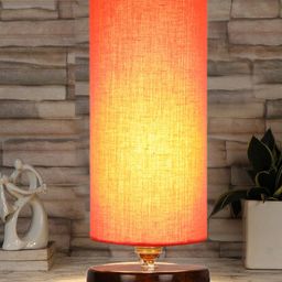 Devansh Orange Textured Table Lamps-42