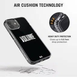 DailyObjects Black & White Max Volume Stride Printed IPhone 12 Back Case image 2