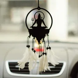 Handmade Lord Shiva Dream Catcher for Wall & Car Hanging Décor Car Side Seat Catcher-image-72