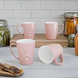 Beautiful Printed Tea and Milk Microwave Safe Ceramic Cup Set Ceramic Coffee Mug-27