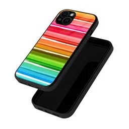 macmerise Geometric Printed iPhone 15 Plus Back Case Mobile Accessories image 2