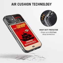 DailyObjects Yellow & Red Printed New Ship Matchbox iPhone 12 Phone Case image 3