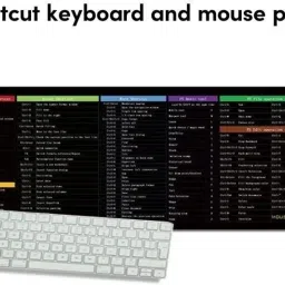 Sahaj Enterprise Shortcut Keys Mouse Pad Large Desk pad Gaming Mousepad image 4