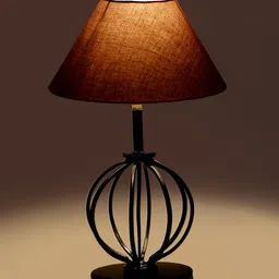 Devansh Grey Solid Table Lamp image 2