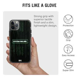 DailyObjects Black & Green System Failure Stride iPhone 11 Pro Back Case image 4