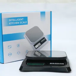 Skeisy STEEL/WHITE 413 WEIGHT MACHINE KITHCEN SCALE WITH STEEL UP TO 10KG Weighing Scale-picture-24
