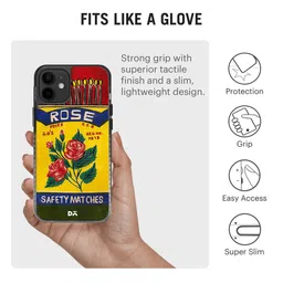 DailyObjects Red & Yellow Rose Matchbox Printed iPhone 12 Mini Back Case image 5