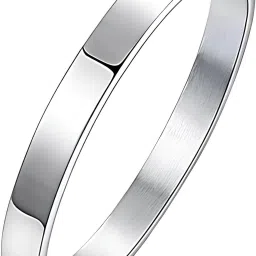 Stainless Steel Silver Kada-image-26