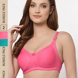 Floret Pack Of 2 Non-Padded Non-Wired Minimizer Bra-image-67