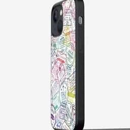 macmerise Immigration Stamps Printed iPhone 13 Mini Phone Bumper Case Cover-92