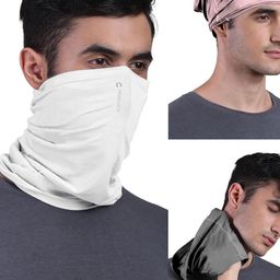 FREECULTR Unisex Pack of 3 Anti Microbial Anti-Bacterial Multipurpose Bandana-image-57