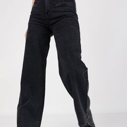 SASSAFRAS Women Straight Fit High-Rise Clean Look Jeans-image-46
