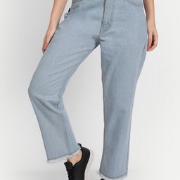 BAESD Women Jean Straight Fit High-Rise Cotton Jeans-picture-8