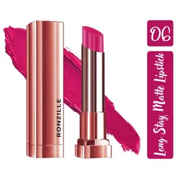 Ronzille Non Drying & Lightweight Long Stay Matte Lipstick - Rose Red 06-29
