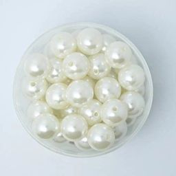Pearls Beads for Craft Jewellery Embroidery Making Round Shape 100 Pieces, 10MM-image-93