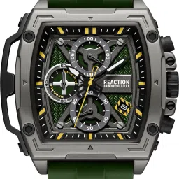 CHRONO 3 EYES DATE Green Barrel Dial Analog Watch - For Men KRWGO0070504-image-7