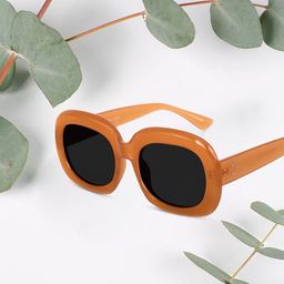 Peter Jones Eyewear Unisex Oversized Sunglasses with Polarised Lens 3364OG-8