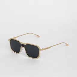 French Accent Men Rectangle Sunglasses with Polarised Lens AW24_FASG1036 image 5