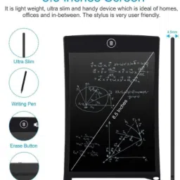 8.5 Inch LCD Digital Writing Pad, Portable Drawing Slate with Erase Function-11