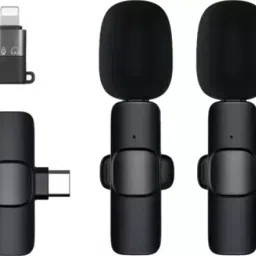 ATY_912A_K9 DUAL WIRELESS MICROPHONE PLUG & PLAY FOR YOUTUBE,VIDEO RECORDING Microphone-9